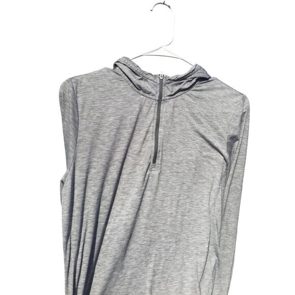 Toad & Co Womens Long Sleeve Shirt Size Medium Hooded Gray Grey Gorpcore Outdoor - Picture 9 of 12